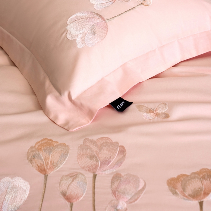 91家纺网 家纺一手货源 找家纺 （总）卡姿家纺 2026春夏森系小清新刺绣 — 莉奥