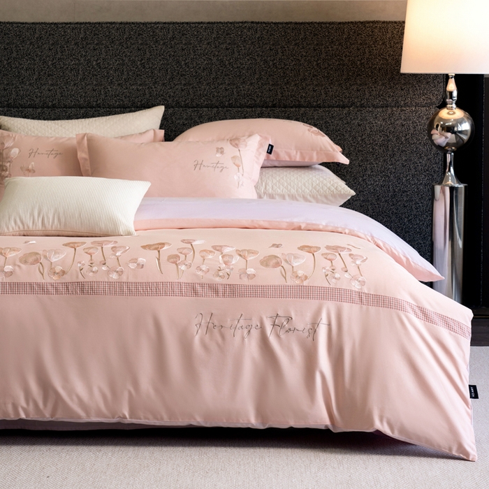 91家纺网 家纺一手货源 找家纺 （总）卡姿家纺 2026春夏森系小清新刺绣 — 莉奥