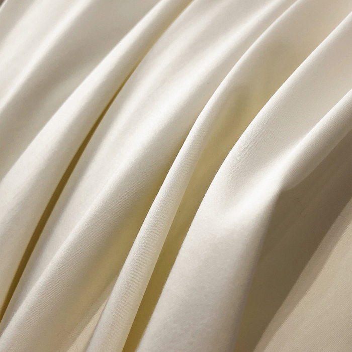 91家纺网 家纺一手货源 找家纺 禧澜庭 2026新款高支纯棉全棉斜纹四件套刺绣绣花款轻奢三件套--卡罗系列 皓月白+卡其