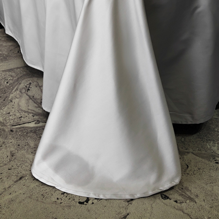 91家纺网 家纺一手货源 找家纺 禧澜庭 2026新款高支纯棉全棉斜纹四件套刺绣绣花款轻奢三件套--卡罗系列 月光灰