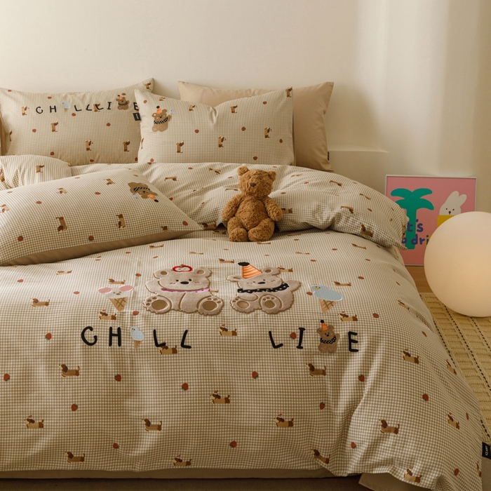 91家纺网 家纺一手货源 找家纺 （总）卡姿家纺 2026春夏治愈系萌趣小刺绣  第一季