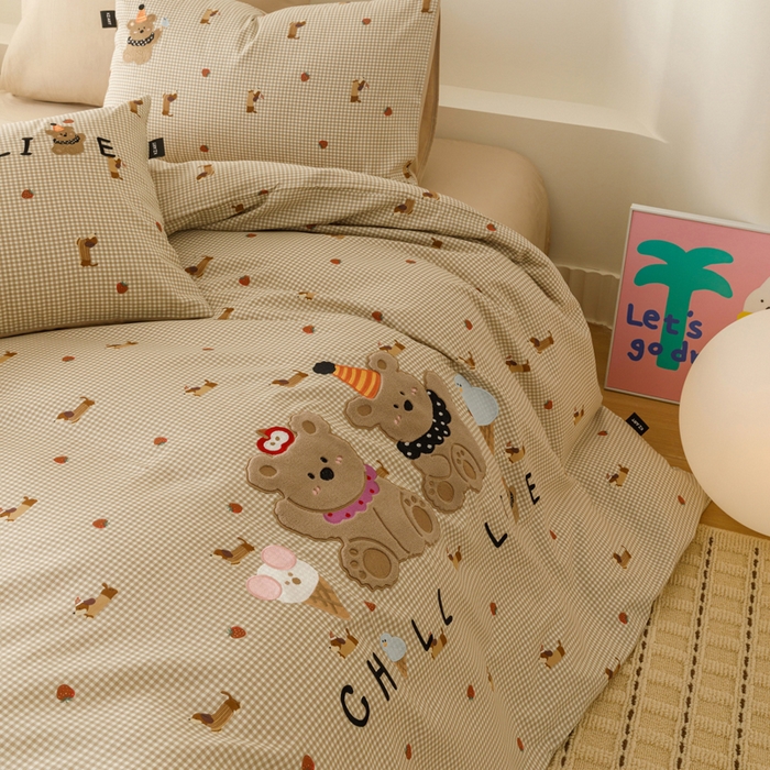 91家纺网 家纺一手货源 找家纺 （总）卡姿家纺 2026春夏治愈系萌趣小刺绣  第一季