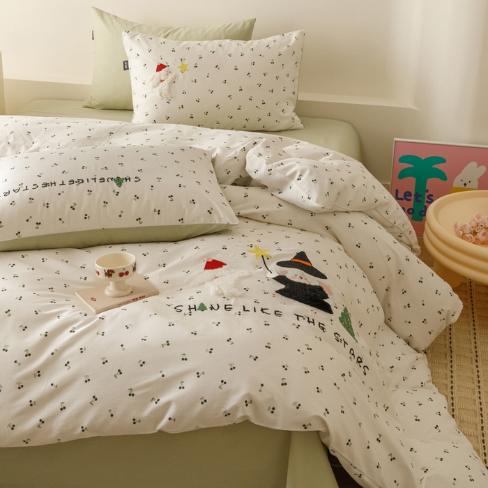 91家纺网 家纺一手货源 找家纺 卡姿家纺 2026春夏治愈系萌趣小刺绣  第一季 魔法兔