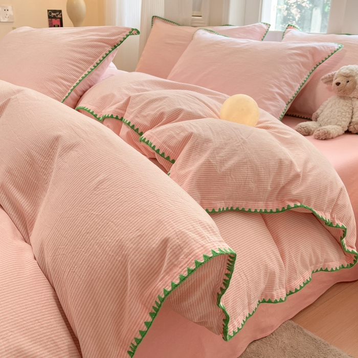 91家纺网 家纺一手货源 找家纺 （总）禧澜庭 2025新款A类婴儿绒纯色德芙绒宝宝绒牛奶绒法莱绒四件套-被套黑标款