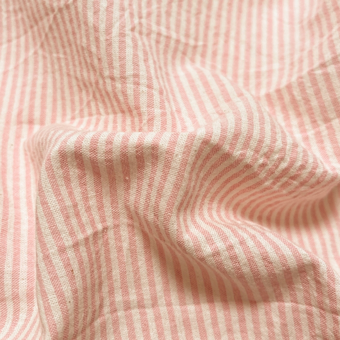 91家纺网 家纺一手货源 找家纺 禧澜庭 2026新款全棉纯棉水洗棉贝壳边三角针四件套 初见-粉