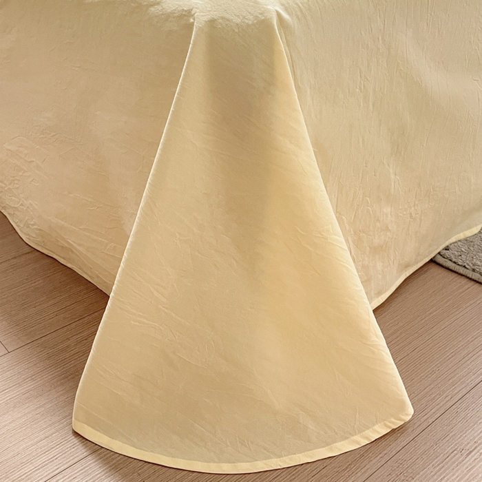 91家纺网 家纺一手货源 找家纺 禧澜庭 2026新款全棉纯棉水洗棉贝壳边三角针四件套 云芙-粉