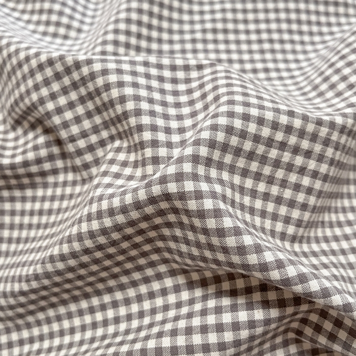 91家纺网 家纺一手货源 找家纺 禧澜庭 2026新款全棉纯棉水洗棉贝壳边三角针四件套 简格-灰