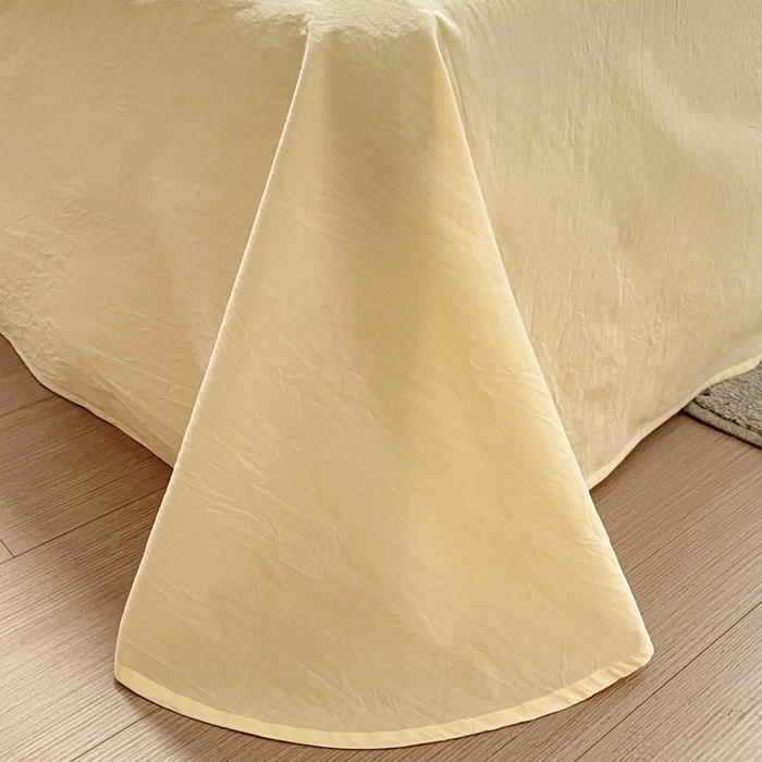 91家纺网 家纺一手货源 找家纺 禧澜庭 2026新款全棉纯棉水洗棉贝壳边三角针四件套 简格-紫