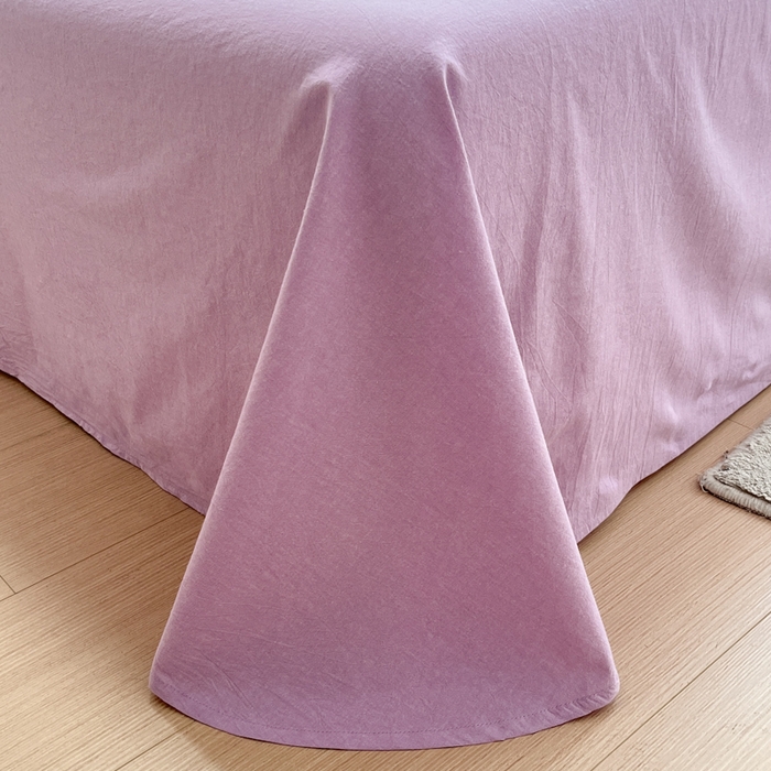 91家纺网 家纺一手货源 找家纺 禧澜庭 2026新款全棉纯棉水洗棉贝壳边三角针四件套 云芙-黄