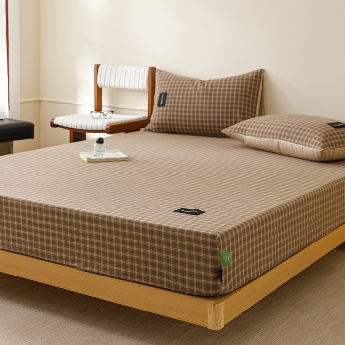 （总）卡姿家纺 2026春夏色织水洗棉复古风 — 床笠三件套