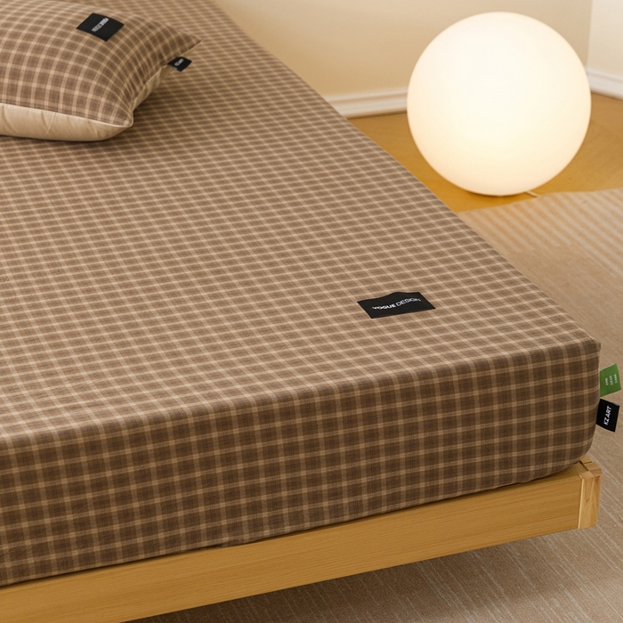 91家纺网 家纺一手货源 找家纺 （总）卡姿家纺 2026春夏色织水洗棉复古风 — 床笠三件套