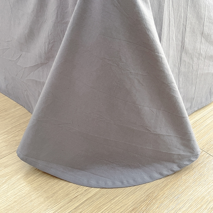 91家纺网 家纺一手货源 找家纺 禧澜庭 2026新款全棉纯棉水洗棉四件套大眼毛巾绣 银翼灰+都市灰