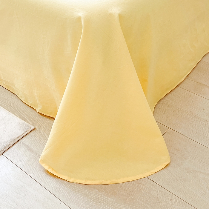 91家纺网 家纺一手货源 找家纺 （总）禧澜庭 2026新款纯棉全棉斜纹四件套刺绣绣花款春小清新三件套-幸运花