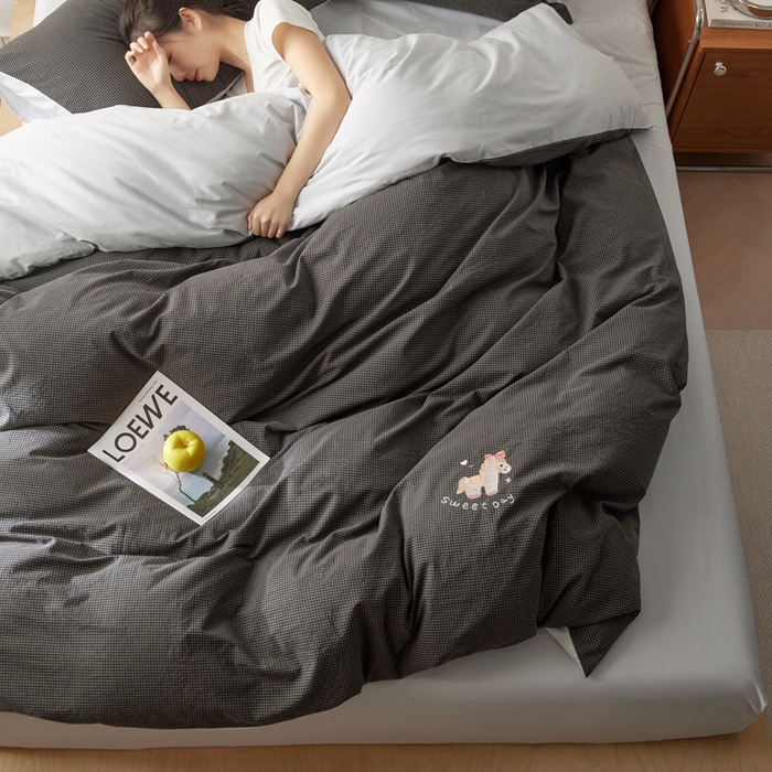 91家纺网 家纺一手货源 找家纺 （总）卡姿家纺 2026春夏色织水洗棉文艺时尚居家系列