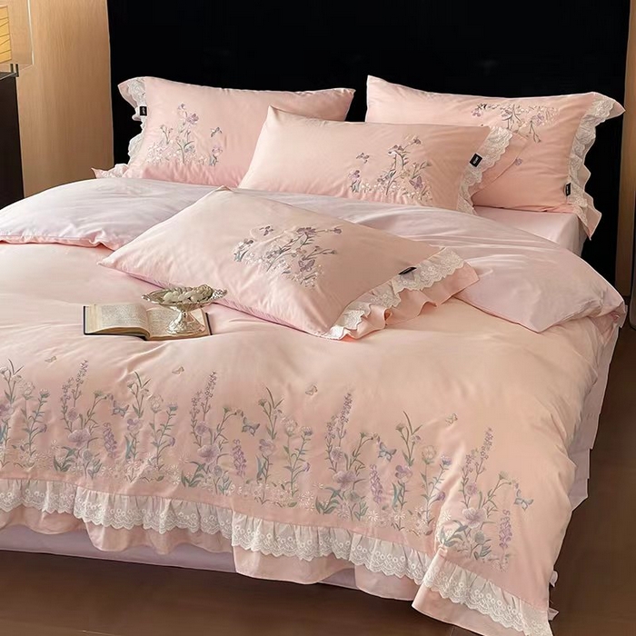 （总）卡姿家纺 2026春夏森系小清新刺绣 — 花素印象