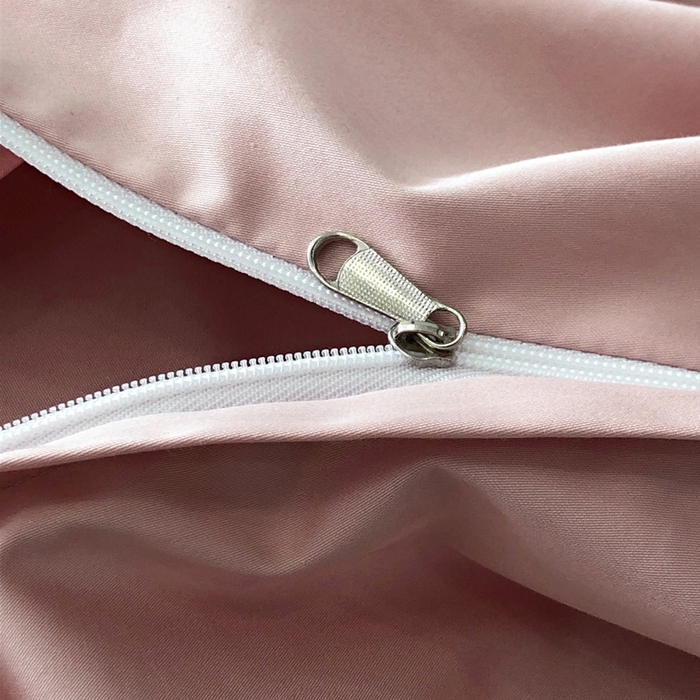 91家纺网 家纺一手货源 找家纺 禧澜庭 2026新款高支纯棉全棉斜纹四件套刺绣绣花款轻奢三件套--简爱系列 芙蓉粉