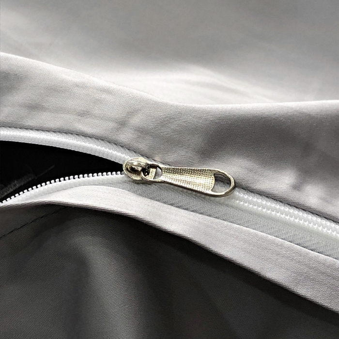 91家纺网 家纺一手货源 找家纺 禧澜庭 2026新款高支纯棉全棉斜纹四件套刺绣绣花款轻奢三件套--简爱系列 莫奈蓝+浅灰