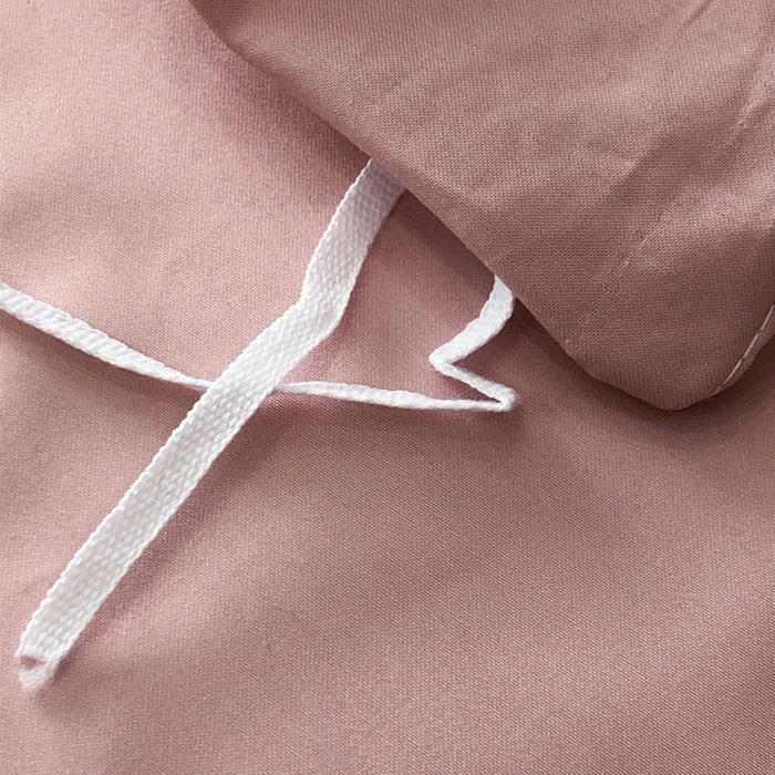 91家纺网 家纺一手货源 找家纺 禧澜庭 2026新款高支纯棉全棉斜纹四件套刺绣绣花款轻奢三件套--简爱系列 芙蓉粉