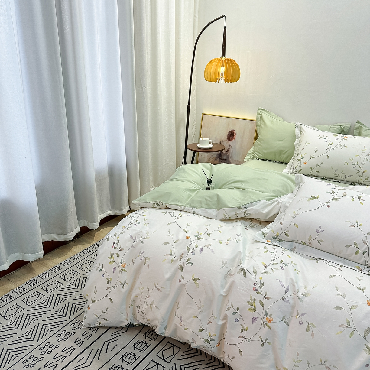 91家纺网 家纺一手货源 找家纺 （总）橙艺家居 2026新款丝光铂金云棉印花四件套 本店线上严格控价，券后、活动后标准不得低于218元，以此类推。请各位老爷严格遵守，以免低价后再调整价格，影响链接权重