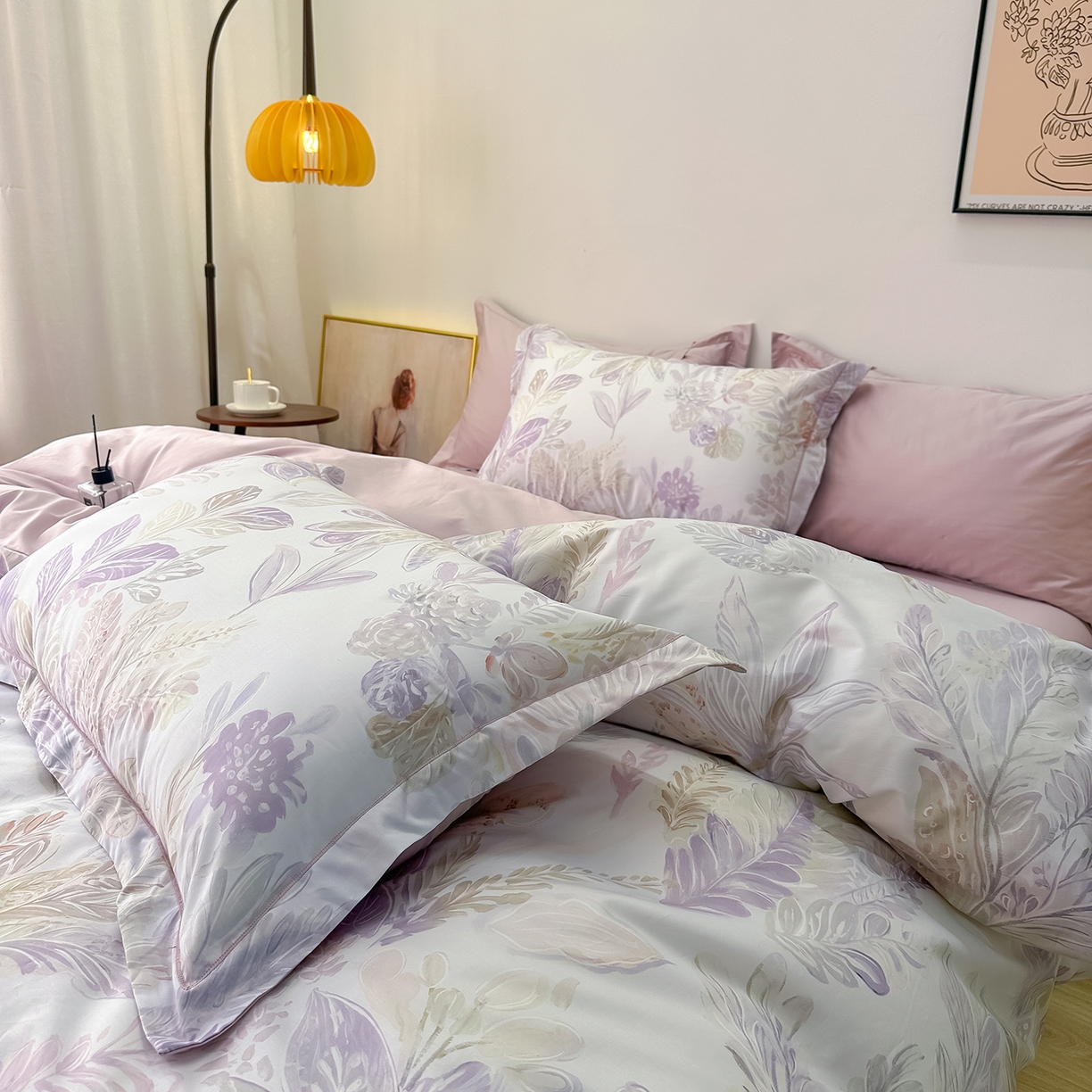 91家纺网 家纺一手货源 找家纺 （总）橙艺家居 2026新款丝光铂金云棉印花四件套 本店线上严格控价，券后、活动后标准不得低于218元，以此类推。请各位老爷严格遵守，以免低价后再调整价格，影响链接权重