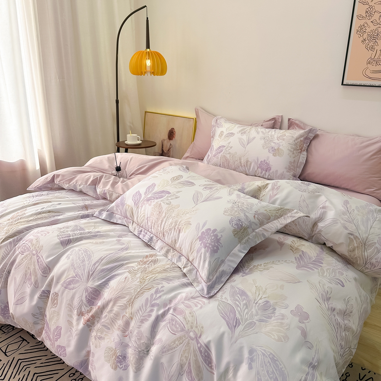 91家纺网 家纺一手货源 找家纺 （总）橙艺家居 2026新款丝光铂金云棉印花四件套 本店线上严格控价，券后、活动后标准不得低于218元，以此类推。请各位老爷严格遵守，以免低价后再调整价格，影响链接权重