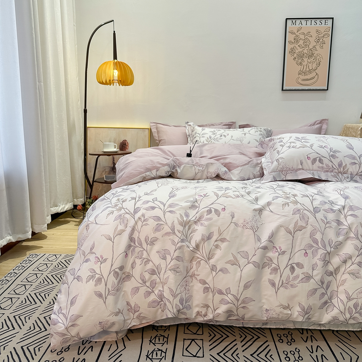 91家纺网 家纺一手货源 找家纺 橙艺家居 2026新款丝光铂金云棉印花四件套 本店线上严格控价，券后、活动后标准不得低于218元，以此类推。请各位老爷严格遵守，以免低价后再调整价格，影响链接权重 蔓月-紫