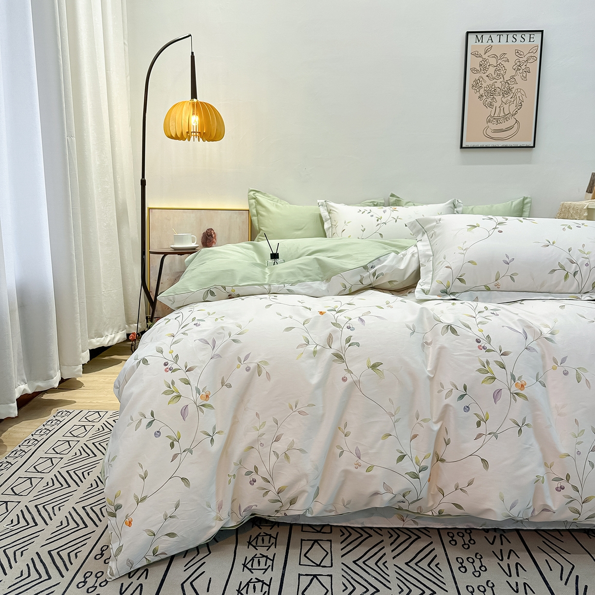 91家纺网 家纺一手货源 找家纺 橙艺家居 2026新款丝光铂金云棉印花四件套 本店线上严格控价，券后、活动后标准不得低于218元，以此类推。请各位老爷严格遵守，以免低价后再调整价格，影响链接权重 闻栖-绿