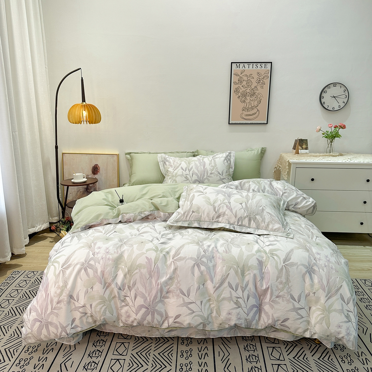 91家纺网 家纺一手货源 找家纺 橙艺家居 2026新款丝光铂金云棉印花四件套 本店线上严格控价，券后、活动后标准不得低于218元，以此类推。请各位老爷严格遵守，以免低价后再调整价格，影响链接权重 自然低语-绿