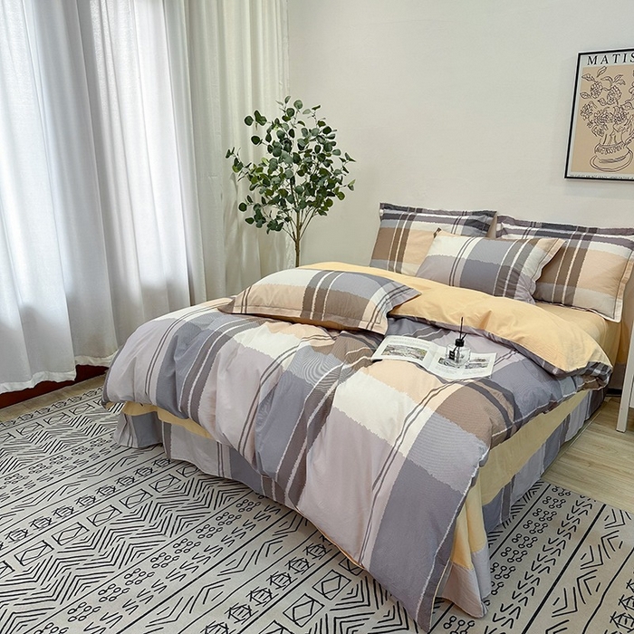 91家纺网 家纺一手货源 找家纺 橙艺家居 2026新款丝光铂金云棉印花四件套 本店线上严格控价，券后、活动后标准不得低于218元，以此类推。请各位老爷严格遵守，以免低价后再调整价格，影响链接权重 奈亚