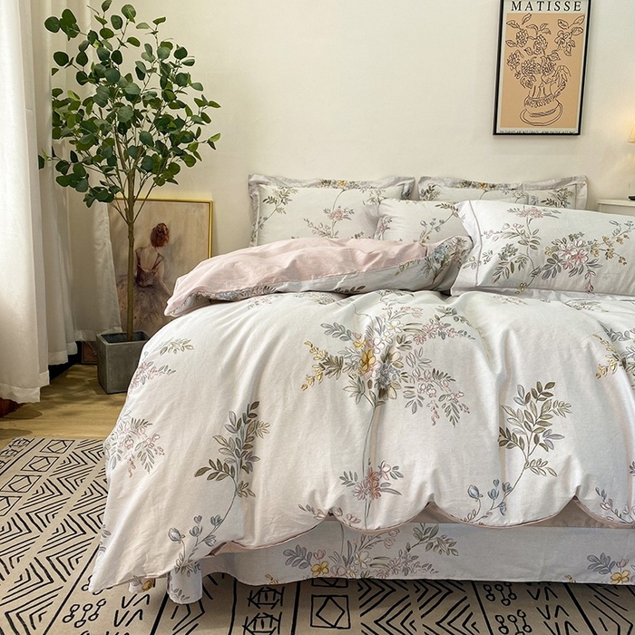 91家纺网 家纺一手货源 找家纺 橙艺家居 2026新款丝光铂金云棉印花四件套 本店线上严格控价，券后、活动后标准不得低于218元，以此类推。请各位老爷严格遵守，以免低价后再调整价格，影响链接权重 婉情-灰