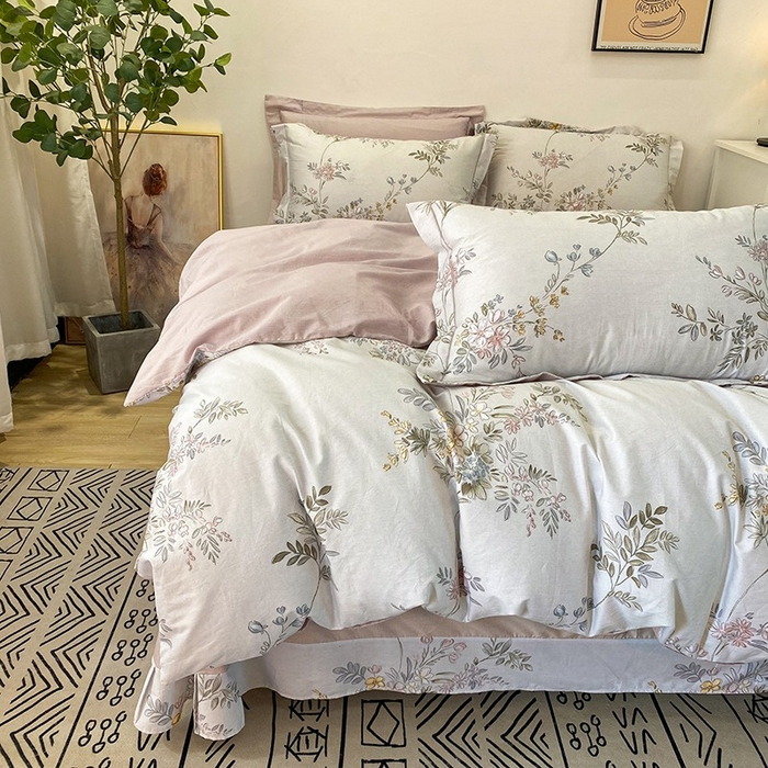 91家纺网 家纺一手货源 找家纺 橙艺家居 2026新款丝光铂金云棉印花四件套 本店线上严格控价，券后、活动后标准不得低于218元，以此类推。请各位老爷严格遵守，以免低价后再调整价格，影响链接权重 婉情-灰