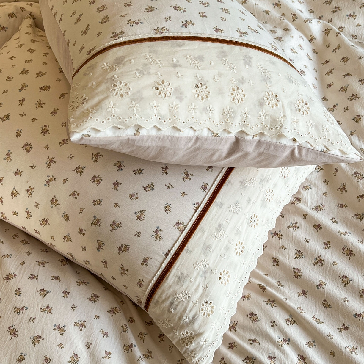 91家纺网 家纺一手货源 找家纺 （总）美梦家纺 2026新款高克重全棉花边云感棉床盖四件套