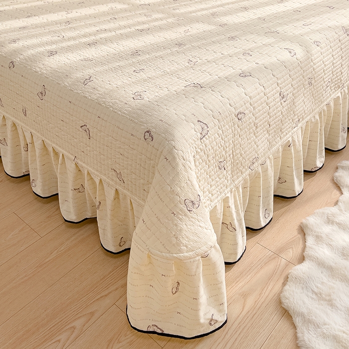 91家纺网 家纺一手货源 找家纺 （总）赛丽雅 2026春夏新款古法水洗棉床盖四件套