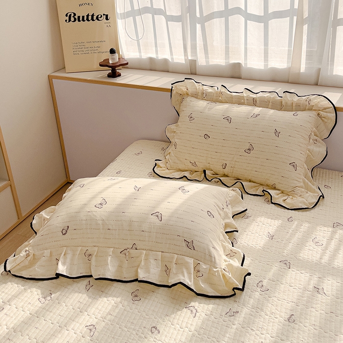 91家纺网 家纺一手货源 找家纺 （总）赛丽雅 2026春夏新款古法水洗棉床盖四件套