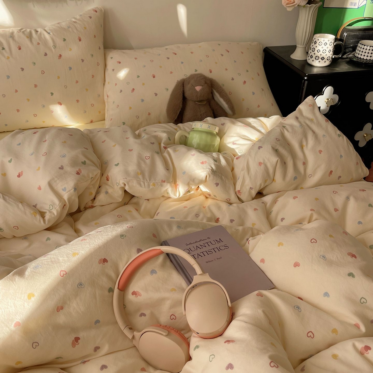 91家纺网 家纺一手货源 找家纺 （总）初念 2026新款A类小清新古法简约水洗棉四件套