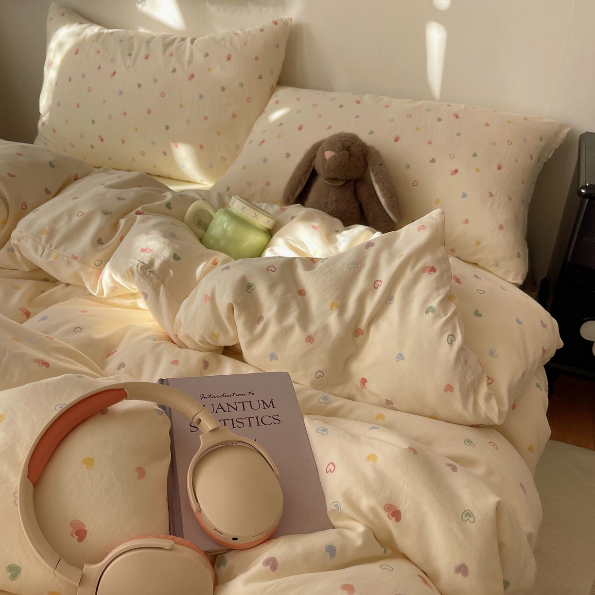 91家纺网 家纺一手货源 找家纺 （总）初念 2026新款A类小清新古法简约水洗棉四件套