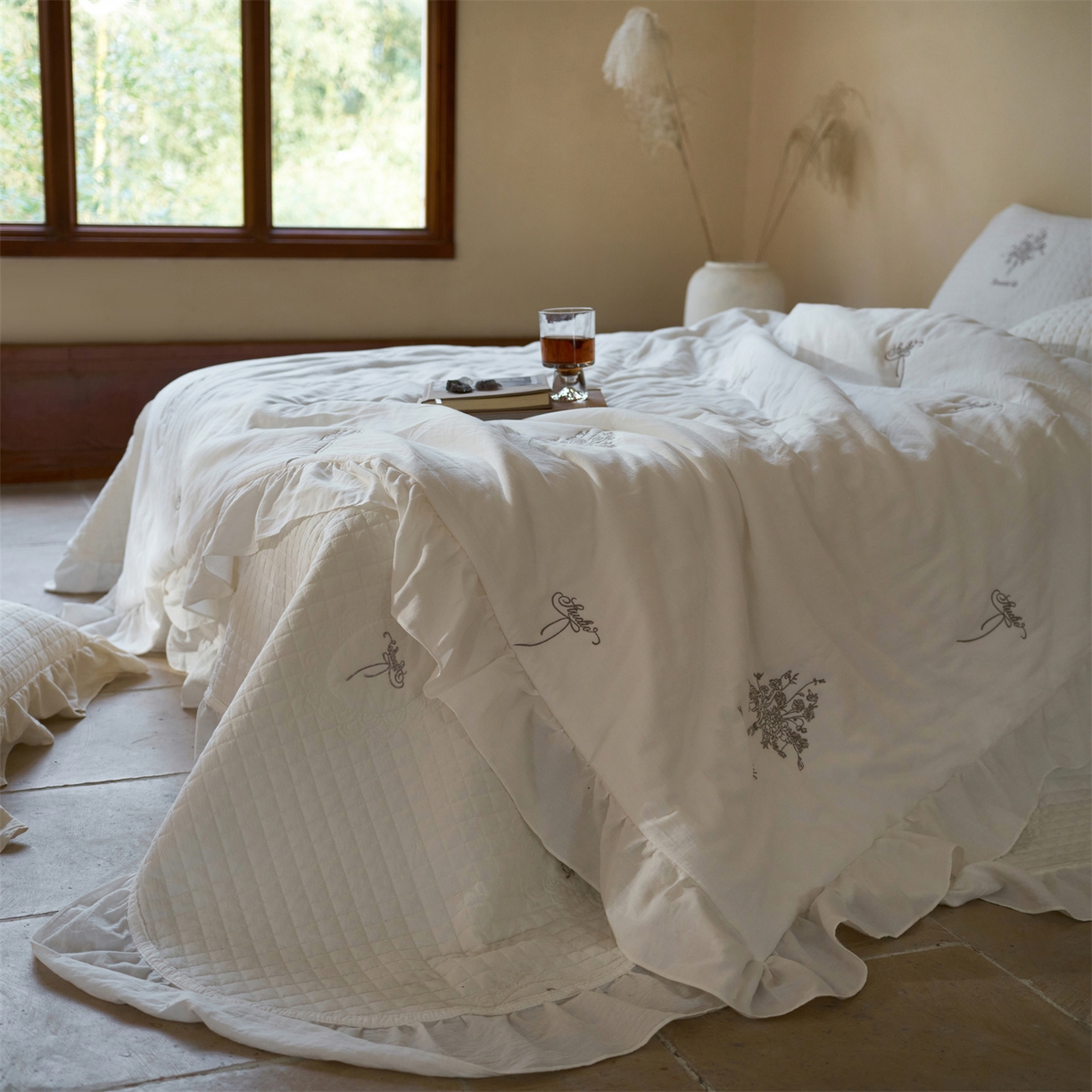 91家纺网 家纺一手货源 找家纺 （总）上喜 2026新款多功能夏被床盖四件套浪漫生活