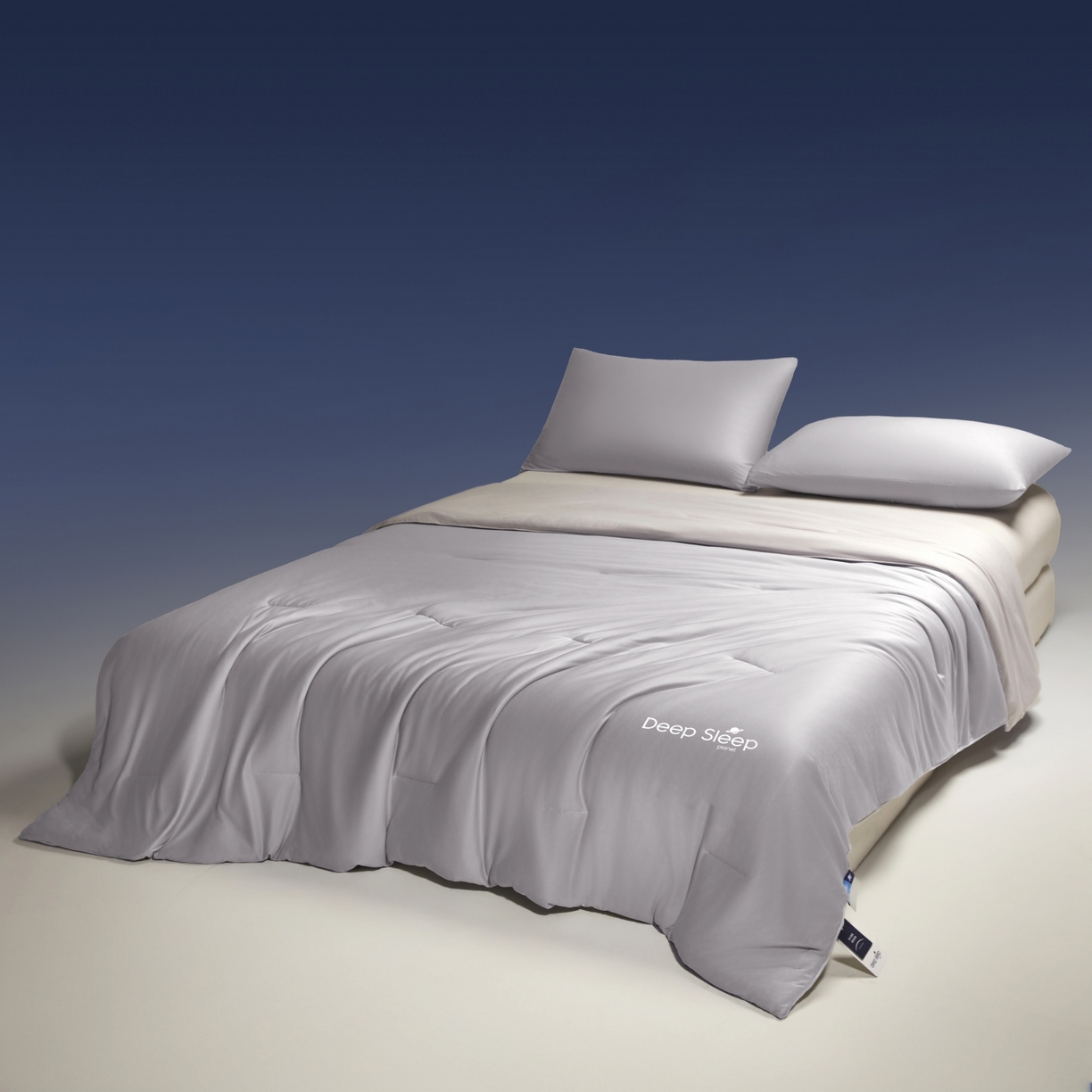 91家纺网 家纺一手货源 找家纺 老帅的工厂店 2026新款针织棉深睡控温夏被系列-系列二 冷雾灰