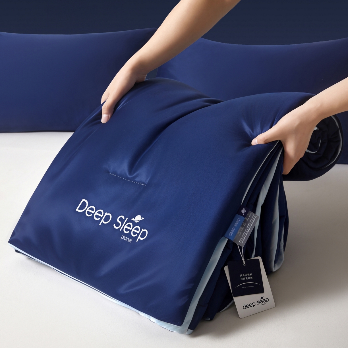 91家纺网 家纺一手货源 找家纺 （总）老帅的工厂店 2026新款针织棉深睡控温夏被系列-系列二