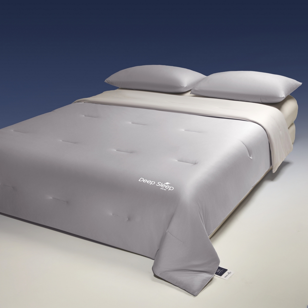 91家纺网 家纺一手货源 找家纺 老帅的工厂店 2026新款针织棉深睡控温夏被系列-系列二 冷雾灰