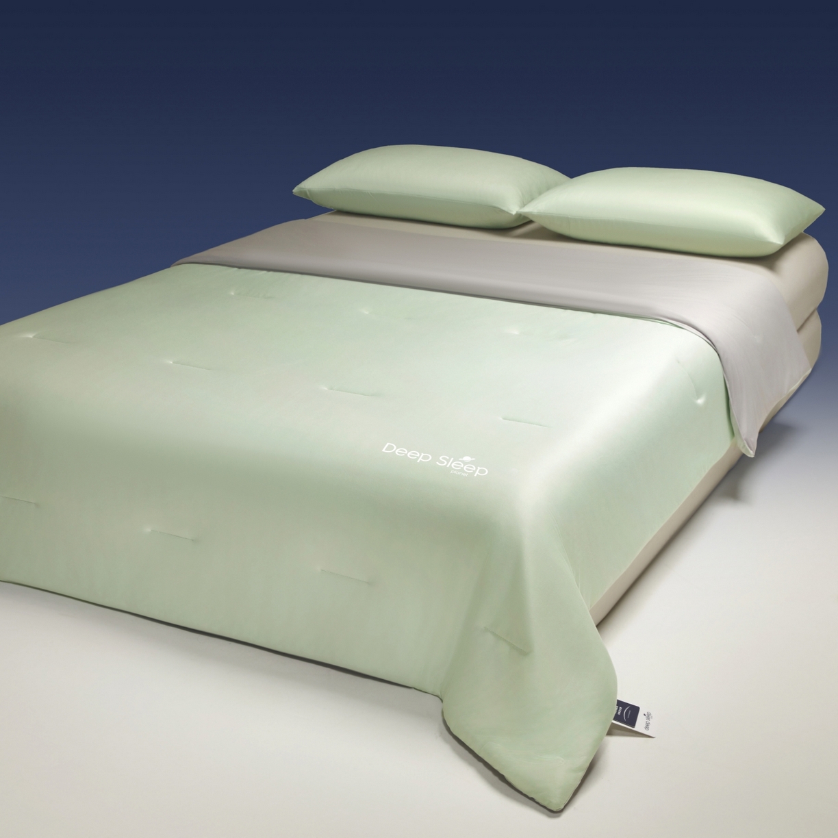 91家纺网 家纺一手货源 找家纺 老帅的工厂店 2026新款针织棉深睡控温夏被系列-系列二 冰酪青