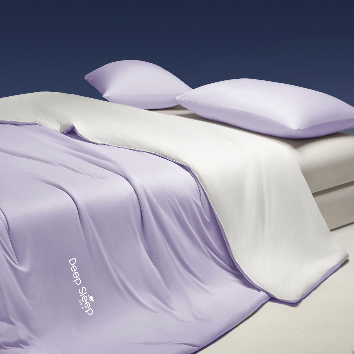 91家纺网 家纺一手货源 找家纺 老帅的工厂店 2026新款针织棉深睡控温夏被系列-系列二 柔芋紫