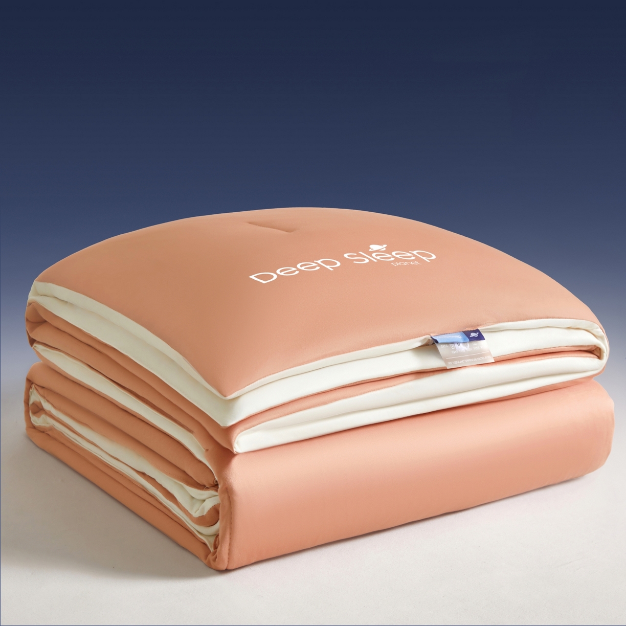 91家纺网 家纺一手货源 找家纺 老帅的工厂店 2026新款针织棉深睡控温夏被系列-系列二 柔雾橙