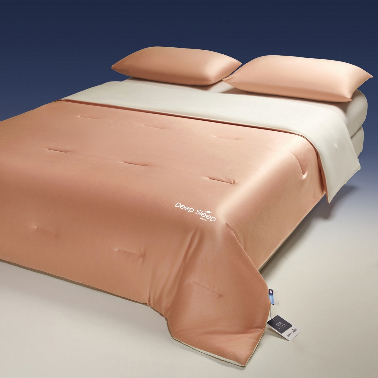 91家纺网 家纺一手货源 找家纺 老帅的工厂店 2026新款针织棉深睡控温夏被系列-系列二 柔雾橙