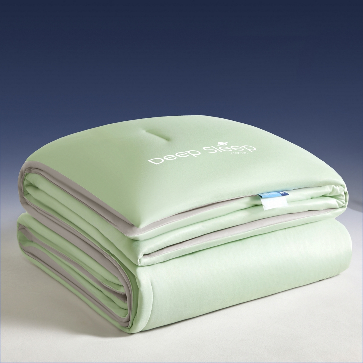 91家纺网 家纺一手货源 找家纺 老帅的工厂店 2026新款针织棉深睡控温夏被系列-系列二 冰酪青