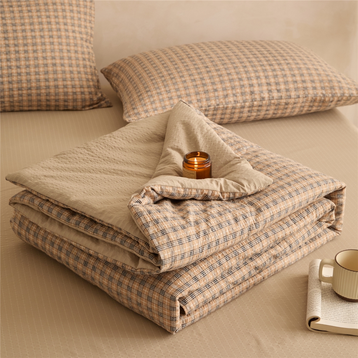 91家纺网 家纺一手货源 找家纺 （总）艺菲阁家纺 2026新款泡芙棉夏被夏凉被空调被