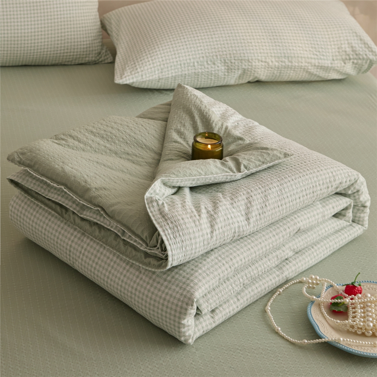 91家纺网 家纺一手货源 找家纺 （总）艺菲阁家纺 2026新款泡芙棉夏被夏凉被空调被