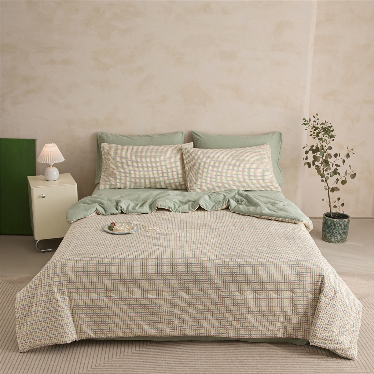 91家纺网 家纺一手货源 找家纺 （总）艺菲阁家纺 2026新款泡芙棉夏被夏凉被空调被