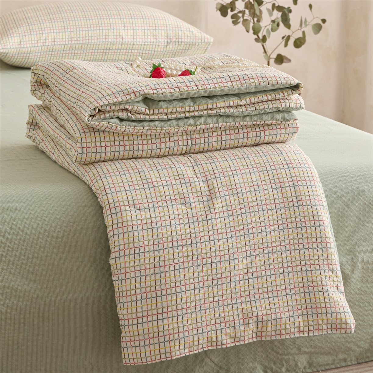 91家纺网 家纺一手货源 找家纺 （总）艺菲阁家纺 2026新款泡芙棉夏被夏凉被空调被