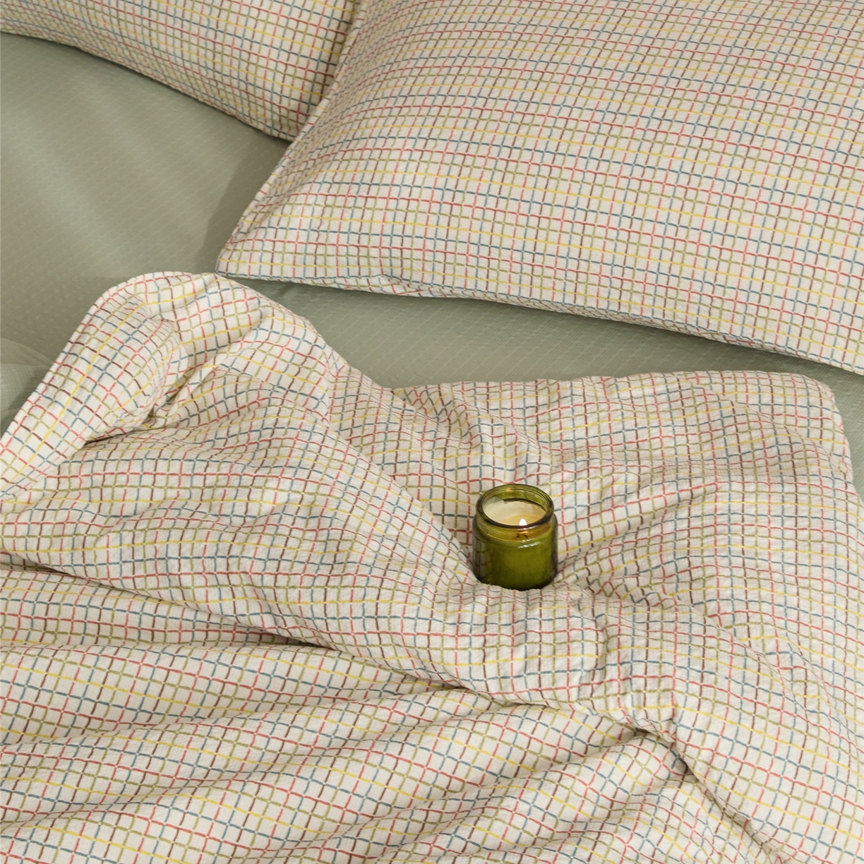 91家纺网 家纺一手货源 找家纺 艺菲阁家纺 2026新款泡芙棉夏被夏凉被空调被 春日马卡龙